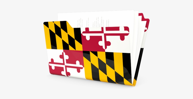 Illustration Of Flag Of Maryland - Maryland State Flag - Free ...