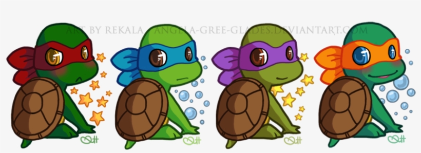 Download Vector Library Bowling Drawing Ninja Turtle Cute Baby Ninja Turtles Free Transparent Png Download Pngkey