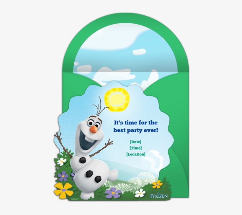 Frozen Fever Invitations Make, transparent png #1596826