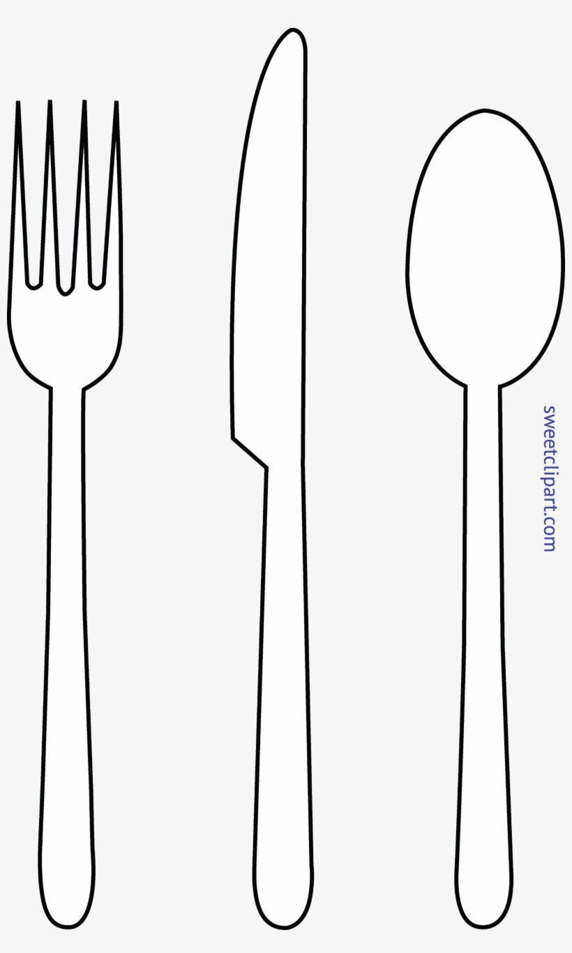 Fork Knife Clipart Png Fork And Knife White Png Free Transparent