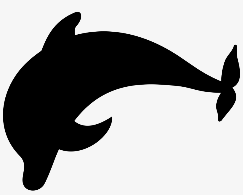 This Free Icons Png Design Of Dolphin Silhouette - Free Transparent PNG ...