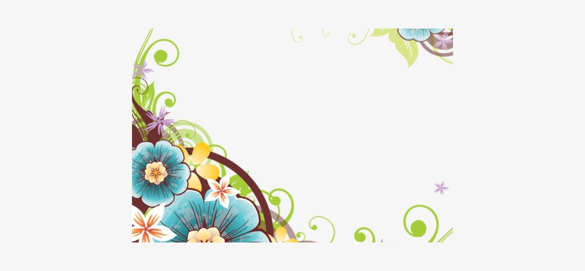 Download Flower Frame Border Vector » Path Decorations Pictures ...