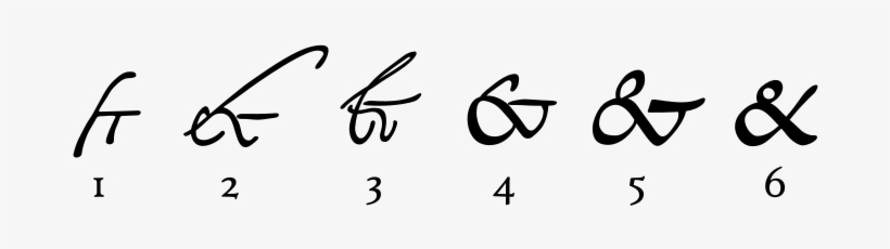Ampersand - Origin Of The & Symbol - Free Transparent PNG Download - PNGkey