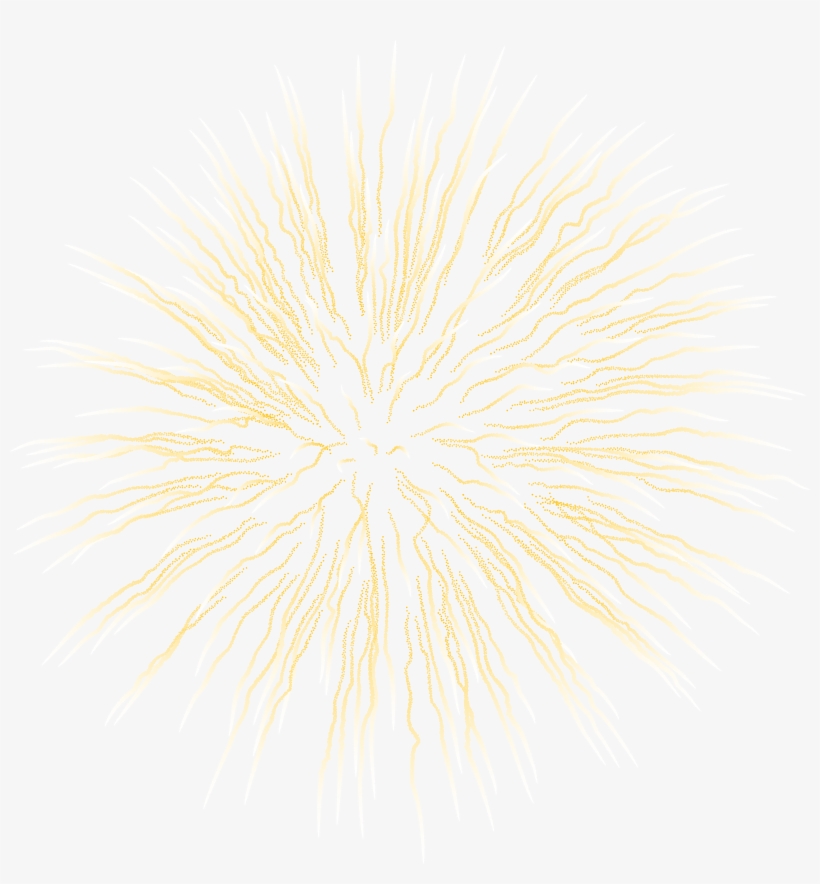 Gold Fireworks Png Download - High Quality Firework, transparent png #1626258
