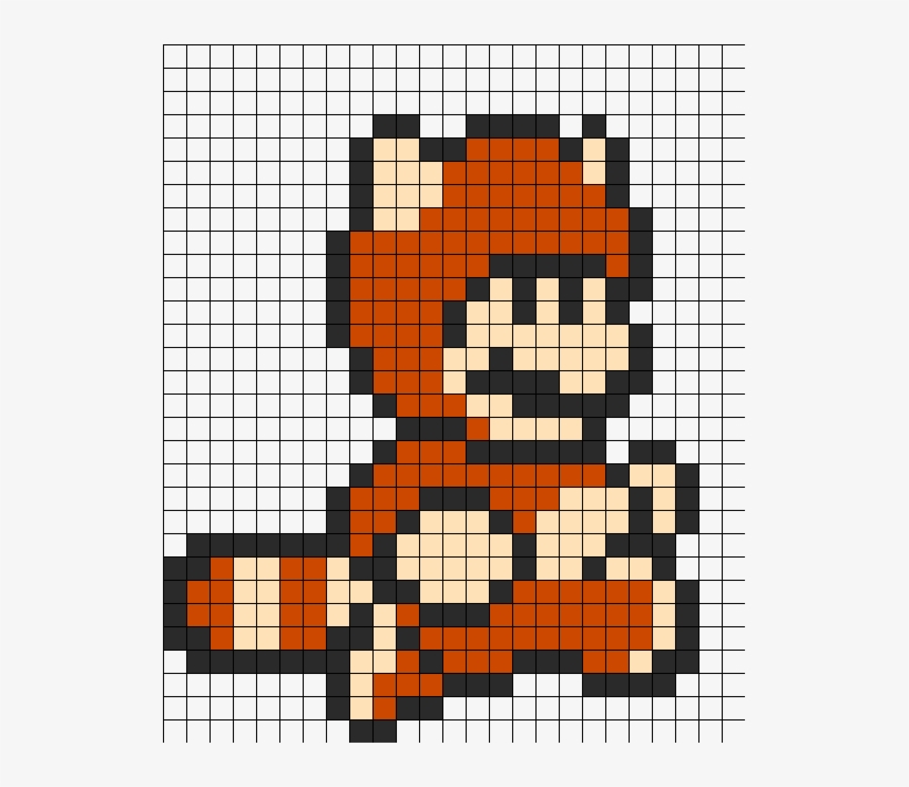 8 Bit Mario Jumping Grid