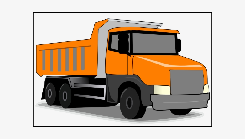 Clip Royalty Free Orange Truck - Orange Truck Clipart - Free ...