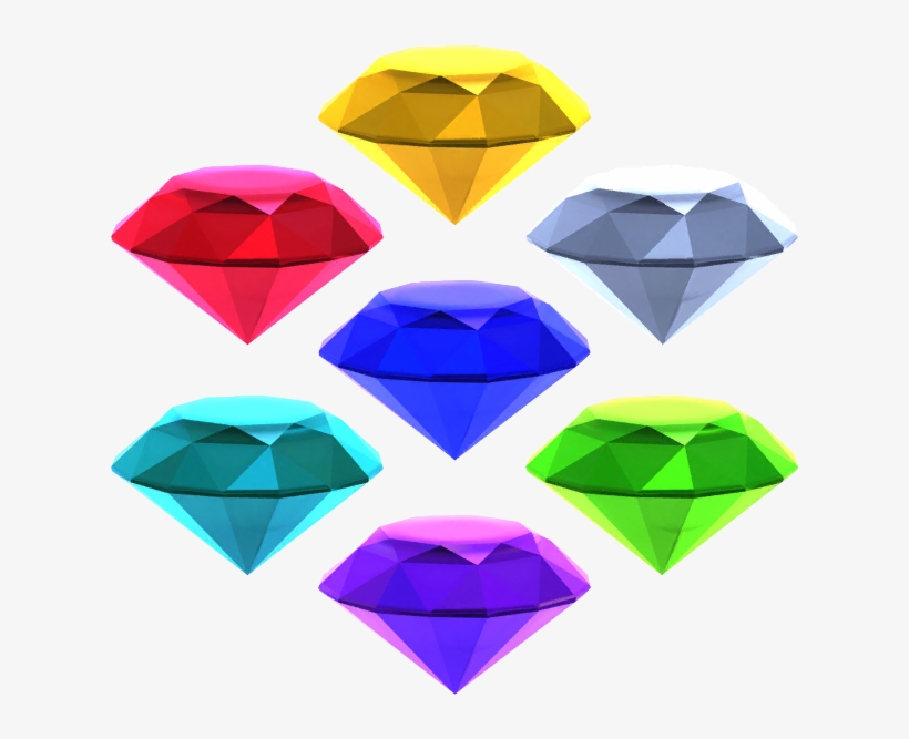 Chaos Emeralds Sonic Runners - Sonic Chaos Emeralds Png, transparent png #1659961