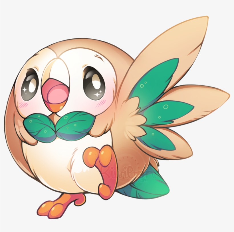 Rowlet Cute Pokemon Transparent Background Free Transparent Png Download Pngkey