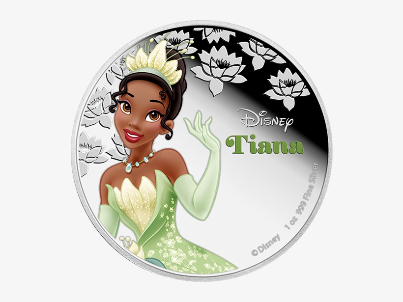 Pure Silver Coin Disney Princess Tiana - Tiana Princess And The Frog ...