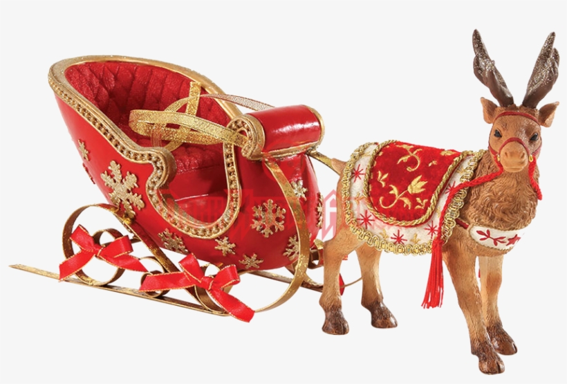 Santa Sleigh Reindeer Png Download - Possible Dreams - Santa's Sleigh, transparent png #1700410