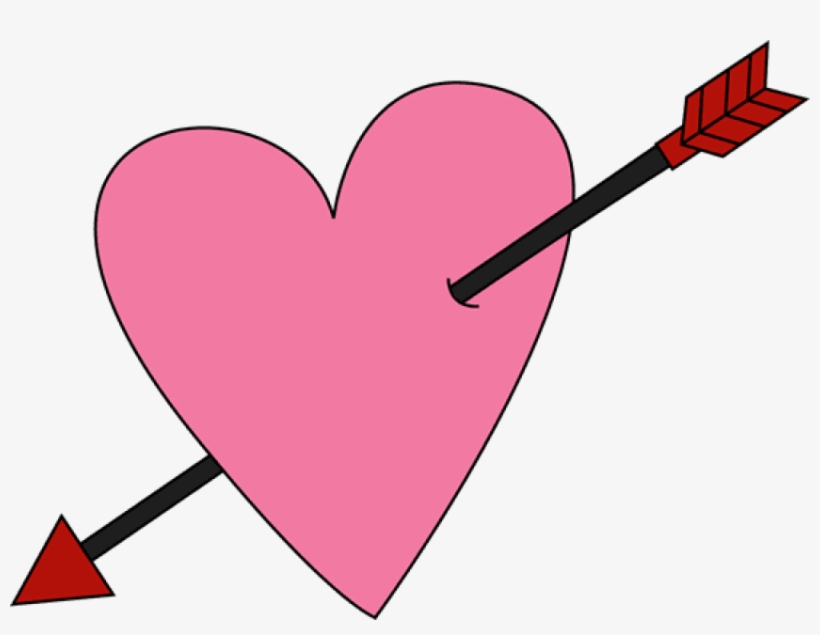Download Vector Free Stock Arrows With Hearts Clipart - Valentines ...