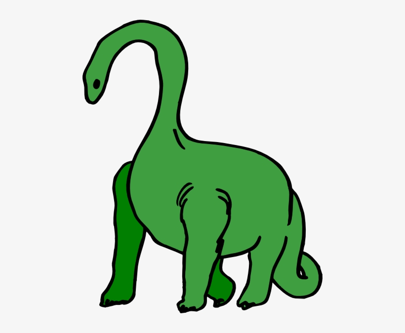 Dinosaurs Clipart Long Neck Dinosaur - Desenho Dinossauro Cute Png - Free  Transparent PNG Download - PNGkey