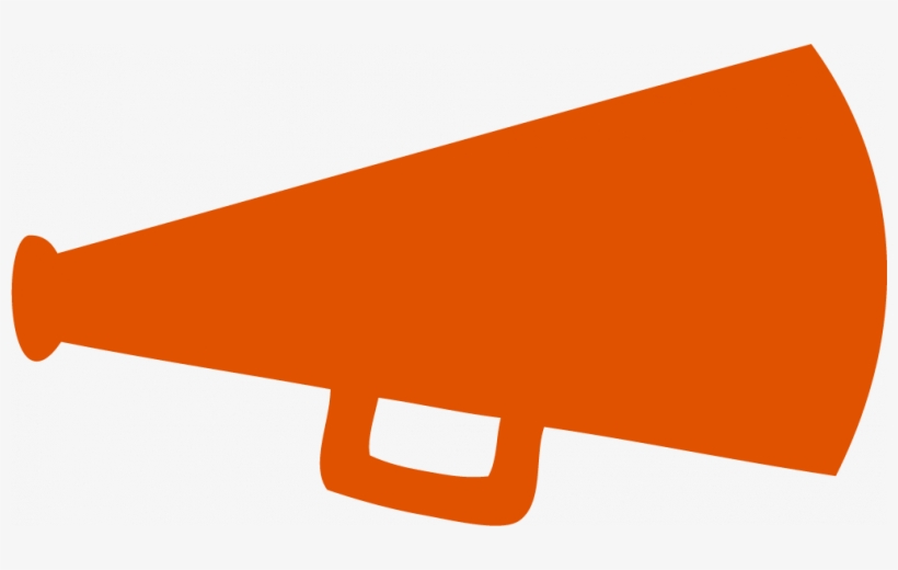 Orange Megaphone Clipart - Free Transparent PNG Download - PNGkey