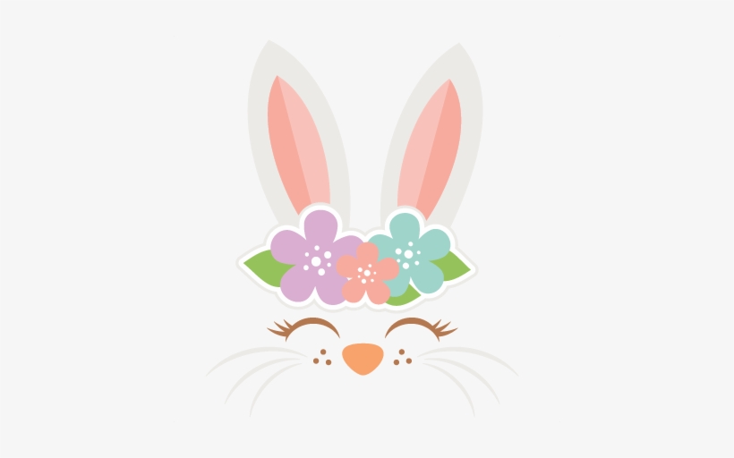 Download Easter Bunny Face Svg Cut Files Svg Scrapbook Cut File ...