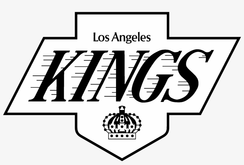 Los Angeles Kings Logo Black And White Logo Los Angeles Kings Free