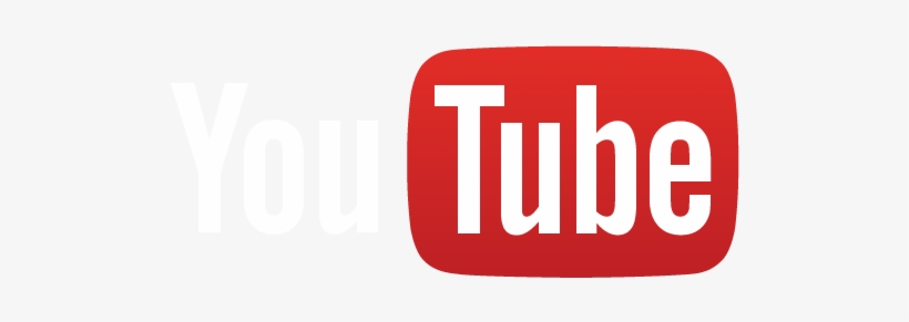 Youtube Logo Full Color - Youtube Logo White Red Png - Free Transparent