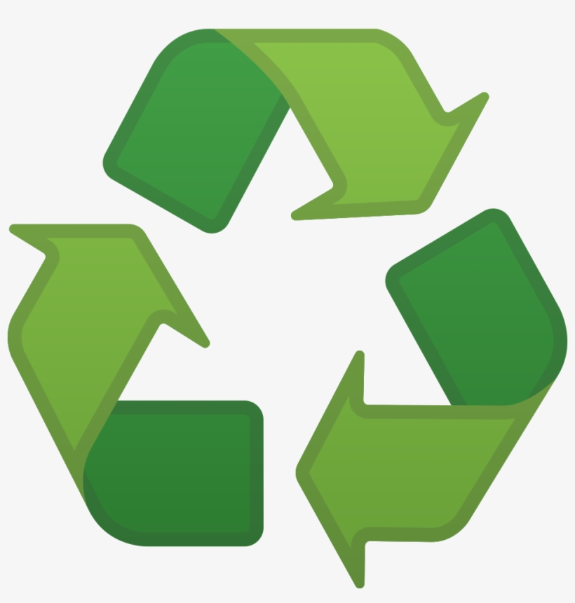 Recycling Symbol Icon Noto - Transparent Background Recyclable Logo ...