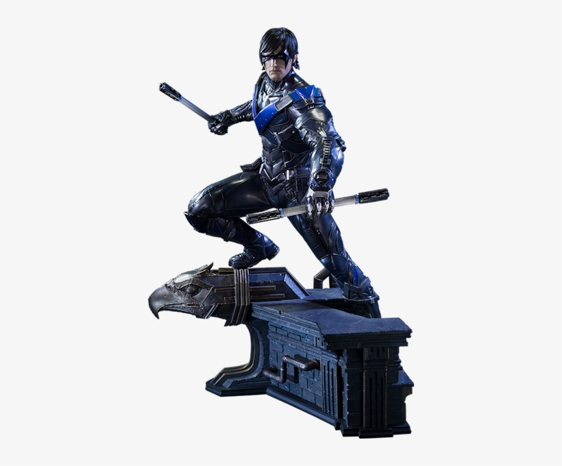 Nightwing Arkham Knight Png - Nightwing Arkham Knight Statue, transparent png #1788914