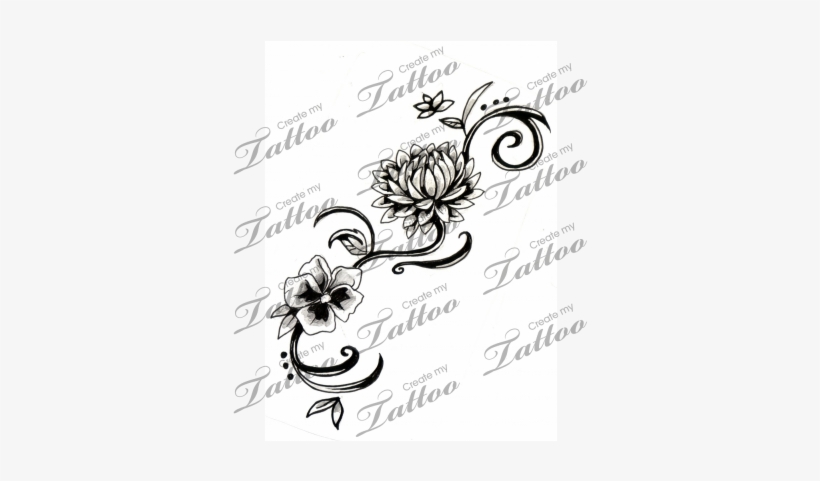 Flowers Graphic Library Library - Chrysanthemum November Birth Flower Tattoo, transparent png #1796576