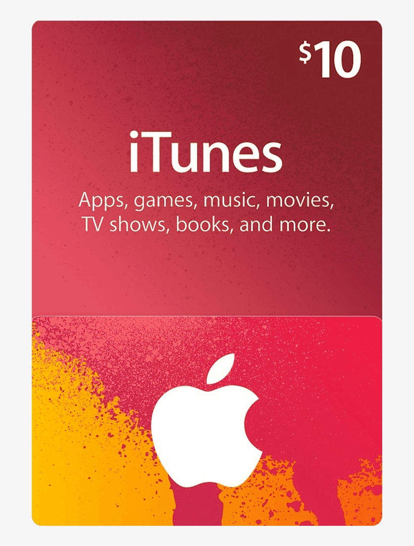 10 Itunes Gift Card Us - 10$ Apple Gift Card, transparent png #188589