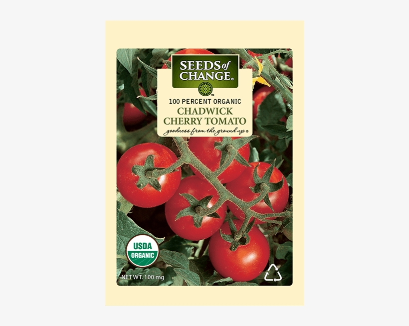 Organic Chadwick Cherry Tomato Seeds - Seeds Of Change Organic Red Cherry Tomato Seeds, transparent png #1808931