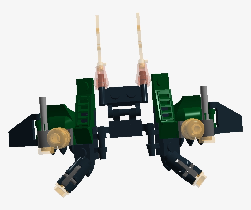 Green Goblin S Glider Lego Green Goblin Glider Free Transparent Png Download Pngkey