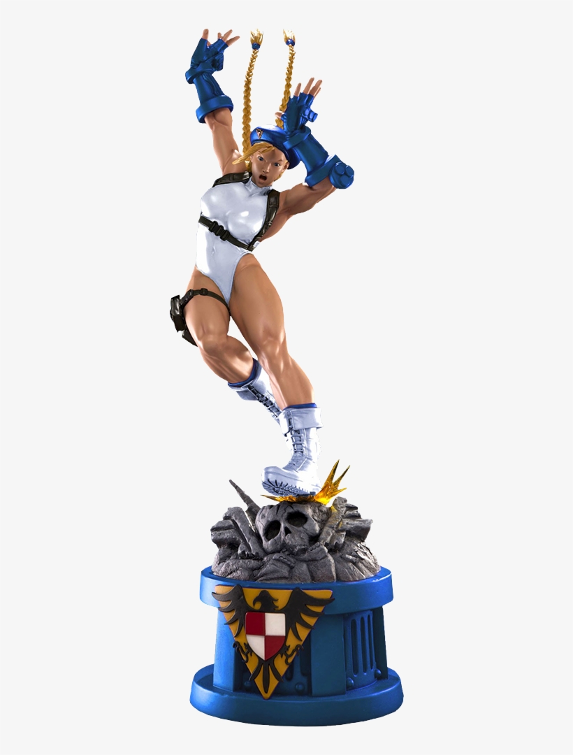 Cammy Player 2 White Statue - Street Fighter - Cammy 1:4 Scale Statue, transparent png #1828277