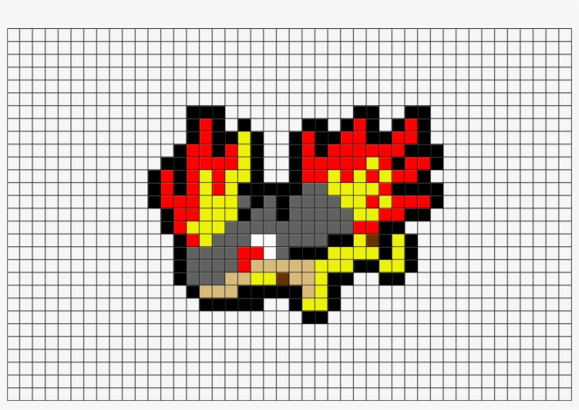 Pokemon Cyndaquil Pixel Art Free Transparent Png Download Pngkey