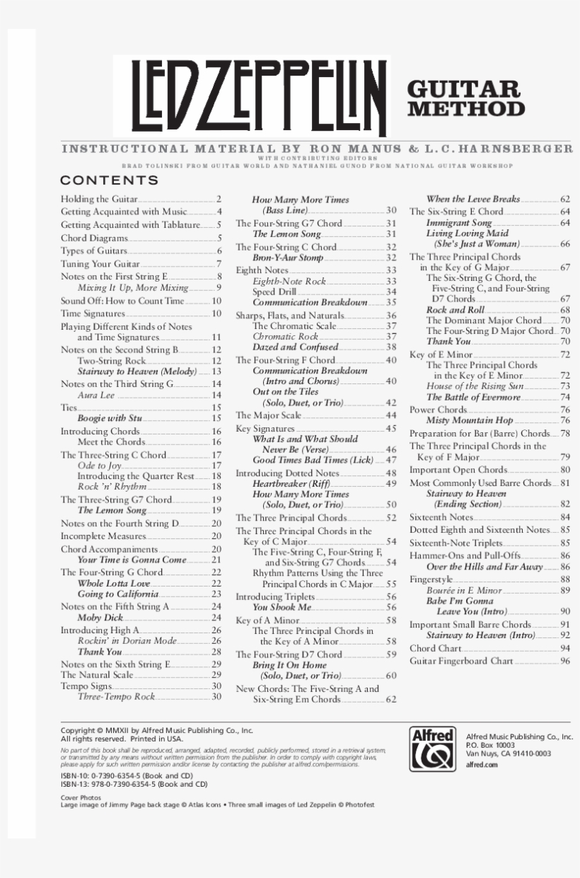 Led Zeppelin Guitar Method Thumbnail - Best Of Led Zeppelin Drums [book], transparent png #1854246