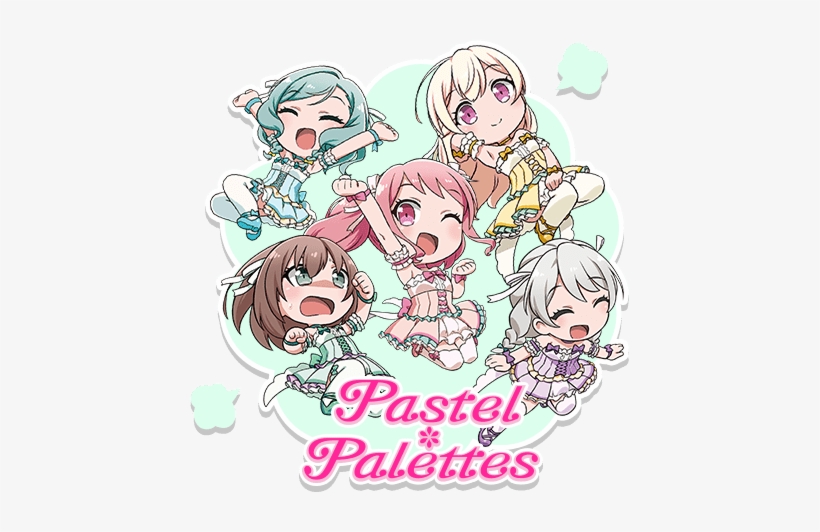 Pastel Palettes Cartoon Free Transparent Png Download Pngkey