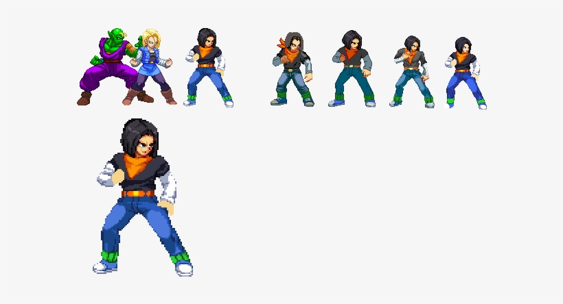 If I Can Help Android 17 Mugen Char Free Transparent Png Download Pngkey