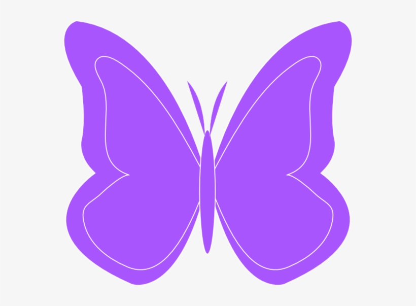 Purple Butterfly Clipart - Pink And Purple Butterfly Clipart - Free ...