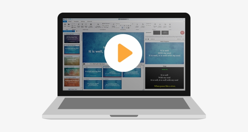 Mediashout Computer Church Presentation Software Free Transparent Png Download Pngkey
