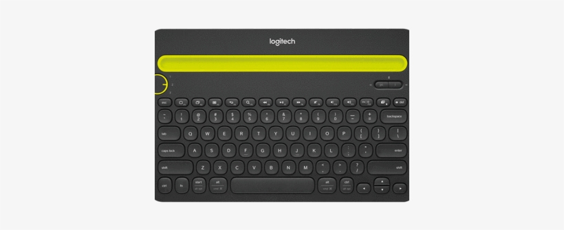 Logitech Multi-device K480 Wireless Keyboard - White, transparent png #198396