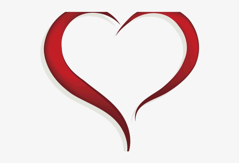 red heart transparent background