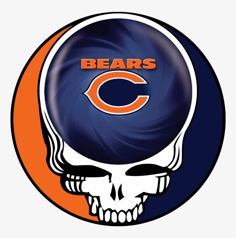 Chicago Bears Skull Logo Iron On Stickers - Grateful Dead Logo, transparent png #1948340