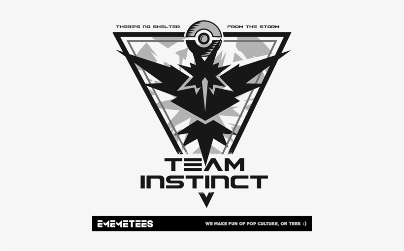 Team Instinct Mono Team Instinct Mono Pokepress Stickers 2 X Yellow Team Mystic Pokemon Go Free Transparent Png Download Pngkey