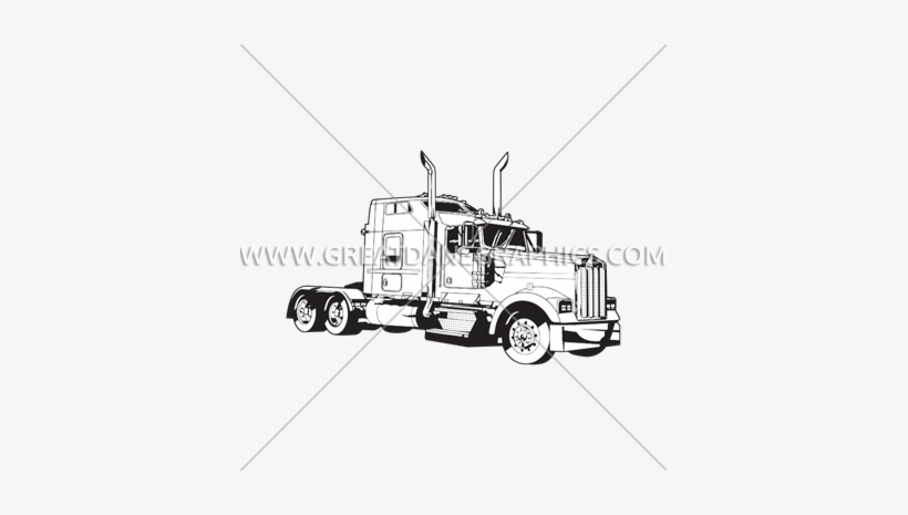 Big Rig - Drawing - Free Transparent PNG Download - PNGkey