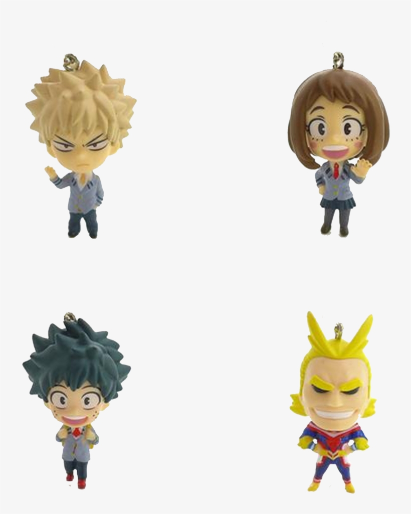 My Hero Academia Model Keychains - Action Figure - Free Transparent Png 