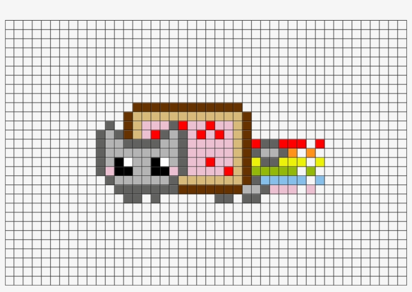 Pixel Images Nyan Cat Free Transparent Png Download Pngkey