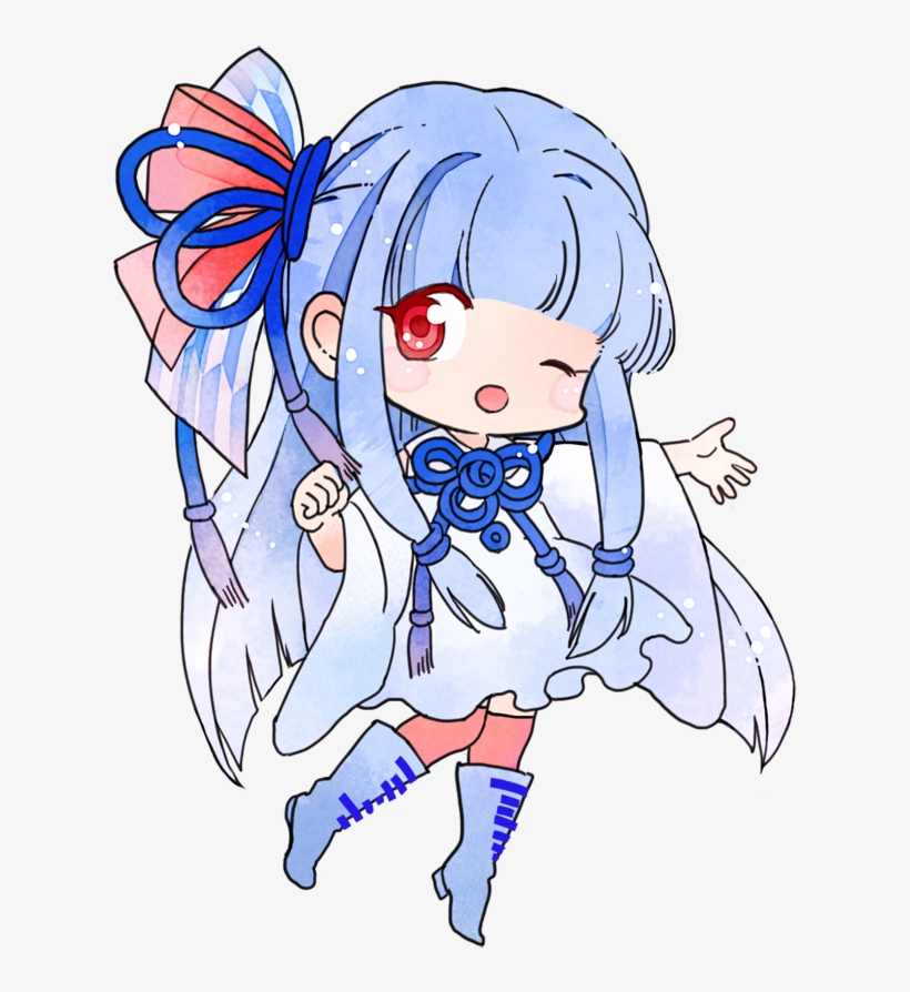 Aoi Chibi - Kotonohaaoi - Free Transparent PNG Download - PNGkey