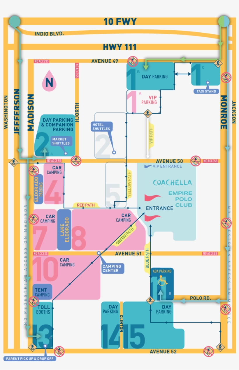 Maps 2014 [archive] - Coachella Vip Parking - Free Transparent PNG ...