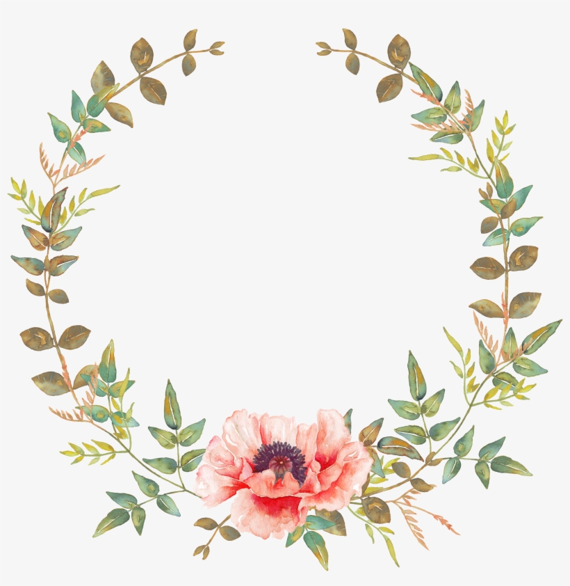 Download Pin By Lamiya Marayanu On V Kruge Transparent Watercolor Floral Wreath Free Transparent Png Download Pngkey PSD Mockup Templates