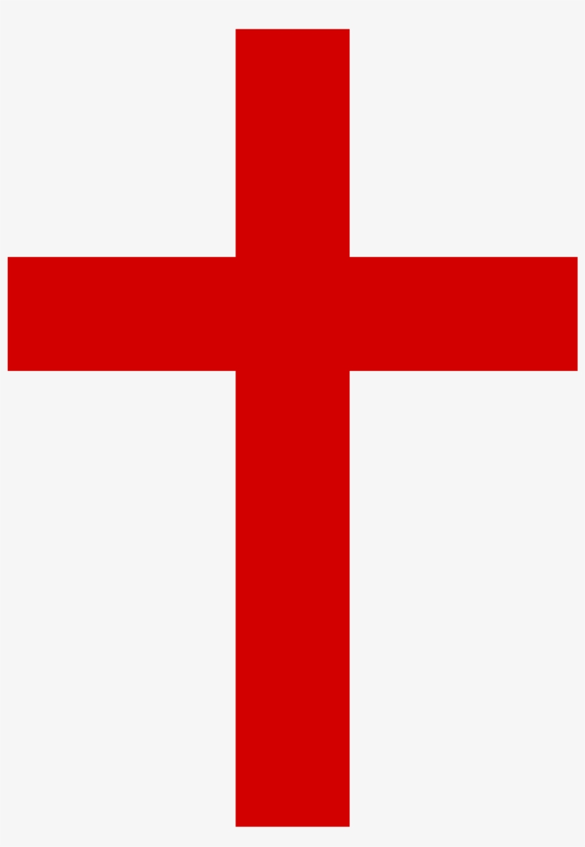 Christian Cross Png Clipart - Red Christian Cross, transparent png #21095