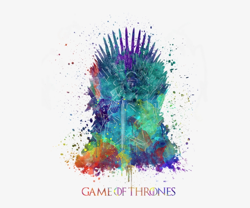 Click And Drag To Re-position The Image, If Desired - Game Of The Thrones Painting Throne, transparent png #21158