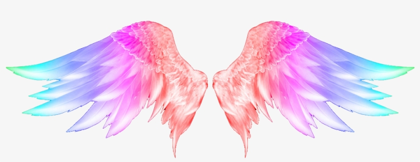 Report Abuse - Colorful Angel Wings Tattoo, transparent png #21230