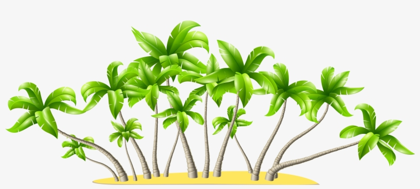 Palm Trees Clip Art Png, transparent png #21990