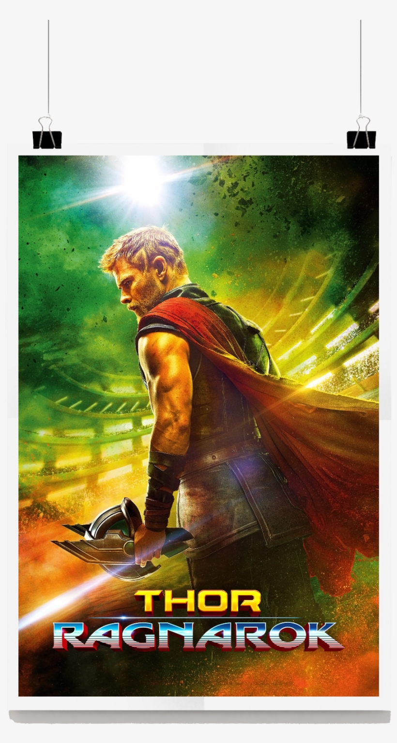 Thor - Ragnarok - Thor Ragnarok Textless Poster, transparent png #26594