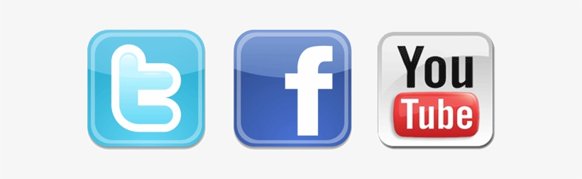 facebook twitter youtube icons