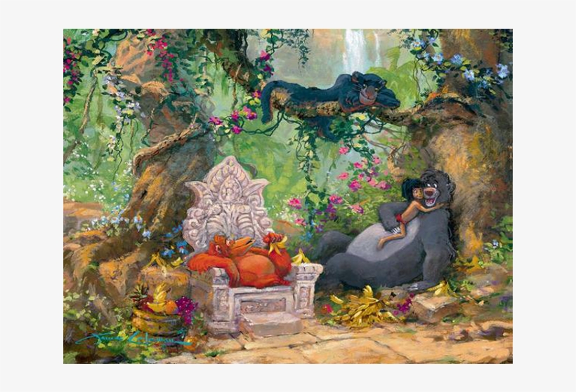 Disney Fine Art - Disney Art Jungle Book, transparent png #204800